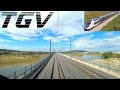  4k   niceville  parisgaredelyon up to 320 kmh tgv cab ride 102022