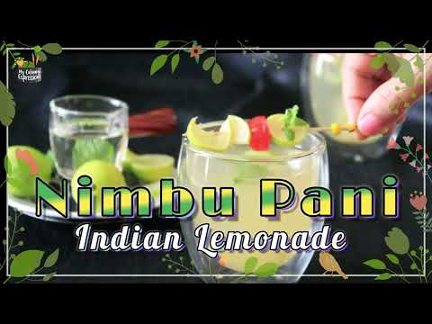 Indian Lemonade | Nimbu Paani Recipe | नींबू पानी | How to make Nimbu Pani at Home