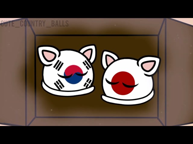 countryballs //chinaball, north koreaball, south koreaball cat and japanabll cat//🇨🇳🇰🇷🇯🇵🇰🇵 class=