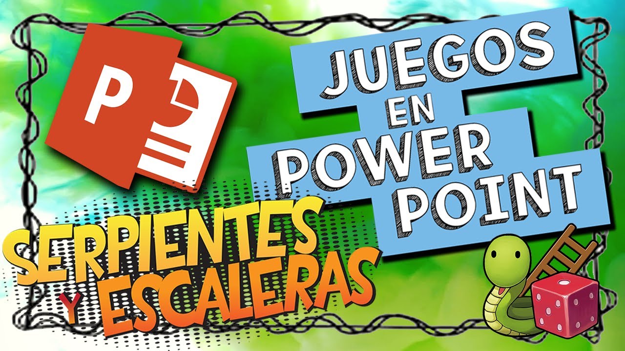 JUEGOS en POWER POINT - 🐍 Serpientes y Escaleras 👣 [DESCARGAR] - YouTube