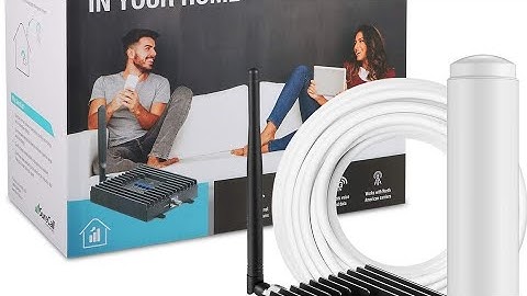 SureCall Fusion4Home Cell Phone Signal Booster up to 2000 sq ft, Boosts 5G/4G LTE, Omni Outdoor