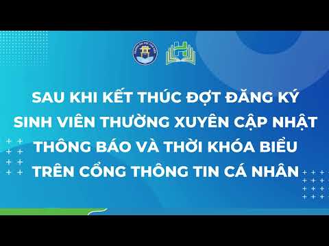 Video 🔰 HƯỚNG DẪN ĐĂNG KÝ HỌC PHẦN 🔰 - youtube