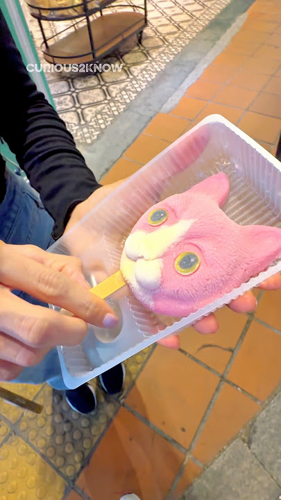 🐱 Unique PINK CAT Ice Cream Melts Hearts in Melaka Jonker & KL Night Market 🍓🍵