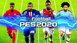 PES 2020 NİN EN HIZLI FUTBOLCUSU KİM ? HIZ TESTİ