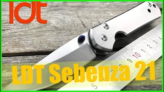 LDT Sebenza 21 складной нож 8Cr15Mov лезвие с стальной ручкой.