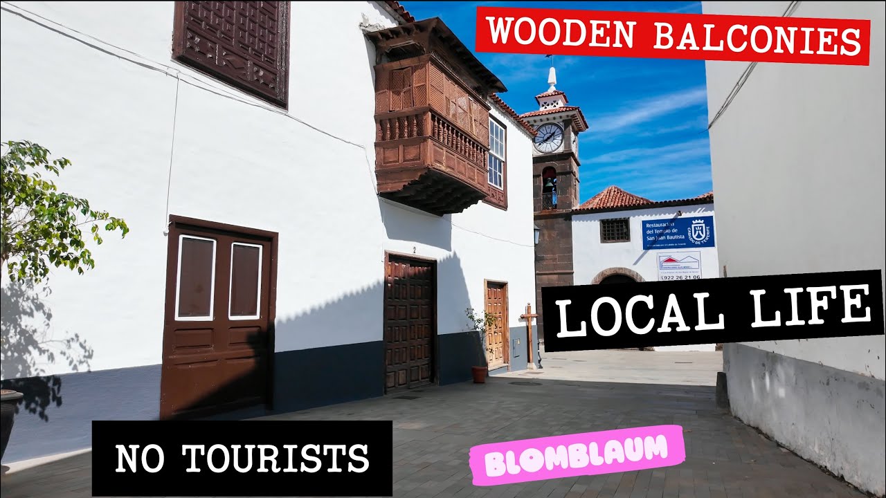 San Juan de la Rambla Tenerife Authentic Canarian Village Walk Quiet Streets, Sea Views & Local Life
