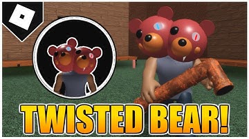 How to get the "TWISTED BEAR" BADGE and UNLOCK TWISTED BEAR in PIGGY RP: INFECTION! [ROBLOX]
