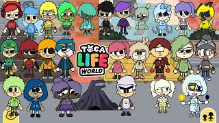 Drawing All alphabet lore in Toca  Life \/ Humanized Alphabet lore humanized \/