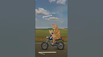 القطه المشمشيه مع بنتها Funnycats Funnymeow8 Ai Story Catshorts Aicat Cat 
