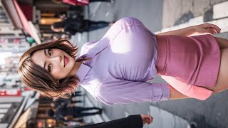 [ 4K ] Bob Cut Brilliance: Pink Outfit And A Radiant Smile2 | 밥 컷 브릴리언스: 핑크 의상과 빛나는 미소 | Ai Lookbook