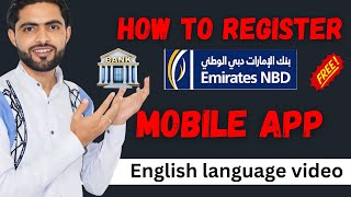 How to Register for Emirates NBD Mobile Banking Online | Step-by-Step Guide | English language video screenshot 5