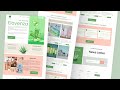 E-commerce landing design in figma||Natural skincare products landing page design UIUX #uiuxdesign