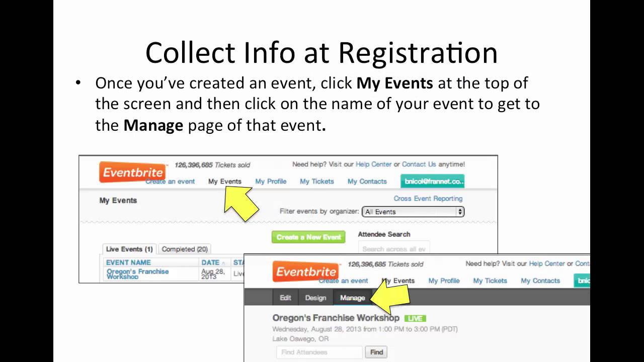 Eventbrite Training - YouTube