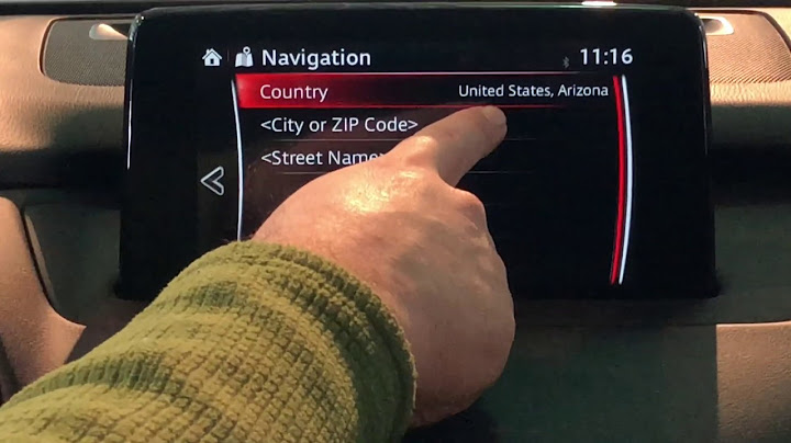 Your mazda is not equipped with a navigation system