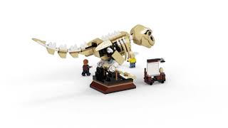76940 - LEGO Jurassic World Expozitia fosilei dinozaurului T. rex
