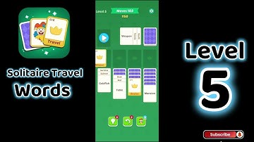 Solitaire Travel Level 5 Answers | Words Puzzle Game 🧩 | Go Answer
