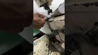 Proses menjahit list springbed#shorts