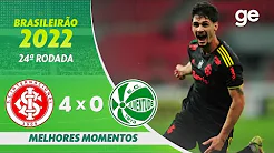 INTERNACIONAL 4 x 0 JUVENTUDE | MELHORES MOMENTOS | 24ª RODADA BRASILEIRÃO 2022 | ge.globo