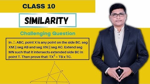 #SSC In △ ABC, point X is any point on side BC seg BC II seg AB and seg XN II seg AC extend seg MN