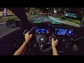 2024 BMW M3 CS POV Night Drive (3D Audio)(ASMR)