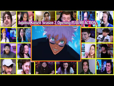 【海外の反応】Jujutsu Kaisen Season 2 Opening FULL REACTION MASHUP 呪術廻戦 第2期 OP リアクション