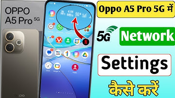 Oppo a5 pro 5g me 5g me net kaise chalaye | Oppo mobile me 5g net kaise on kare | 5g network setting