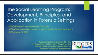 PREP Webinar: Social Learning Program
