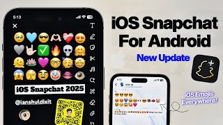 iOS Snapchat on Android Latest Version 2025 🍎 | Snapchat iOS Emojis for Android | iPhone Snapchat! screenshot 4