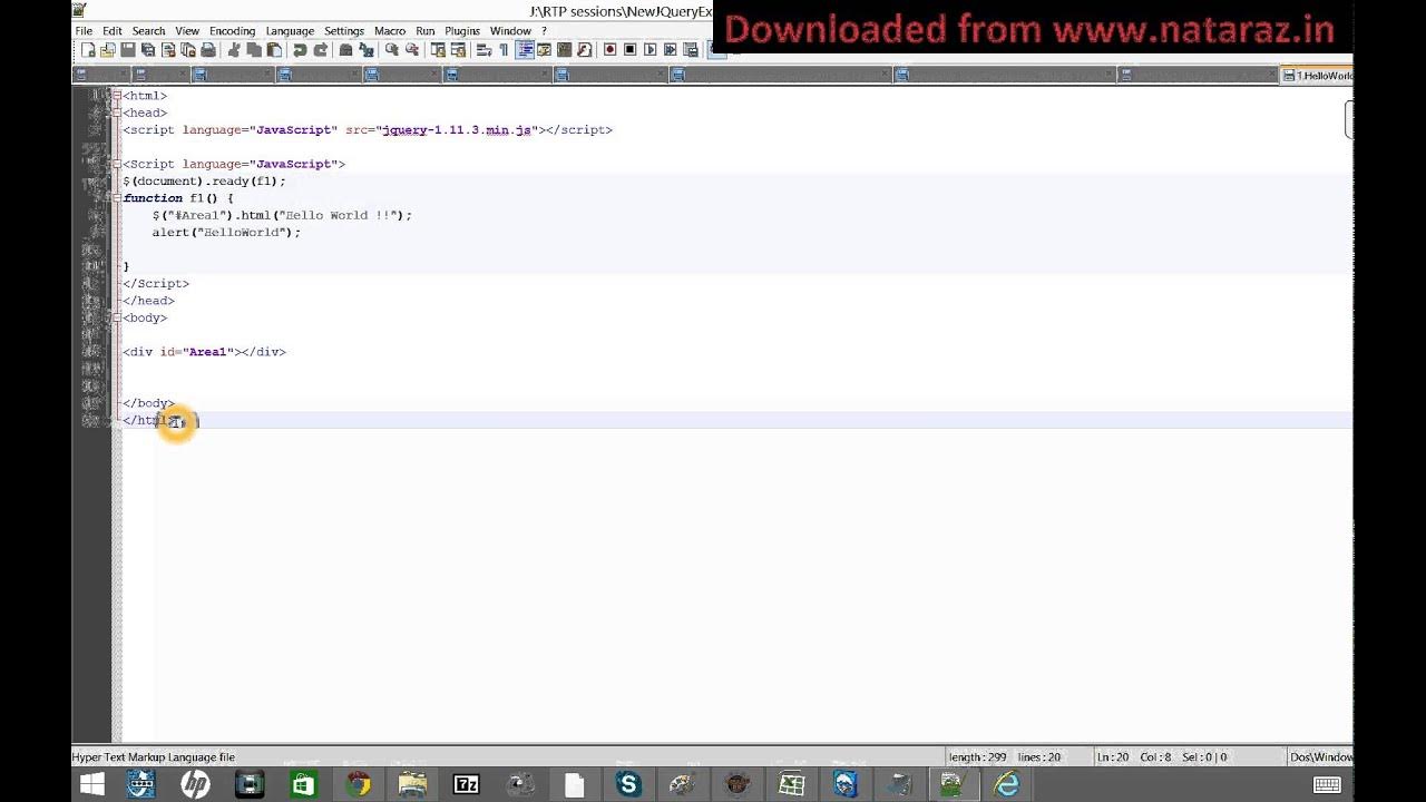 1 Introduction to JQuery & Basic Examples - YouTube