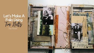 Let's Make A Folio Using Tim Holtz The Finish