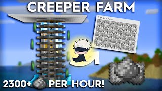 How To Make CREEPER/GUNPOWDER Farm in Minecraft Bedrock!❤‍ (Windows10/MCPE/Nintendo/PS4/Xbox)