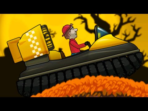 Видео: Экраноплан в Хилл Климб #22 Локация Призрачно Hill Climb Racing на Машинки Кида