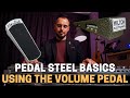 Beginners pedal steel guitar  7  using the volume pedal