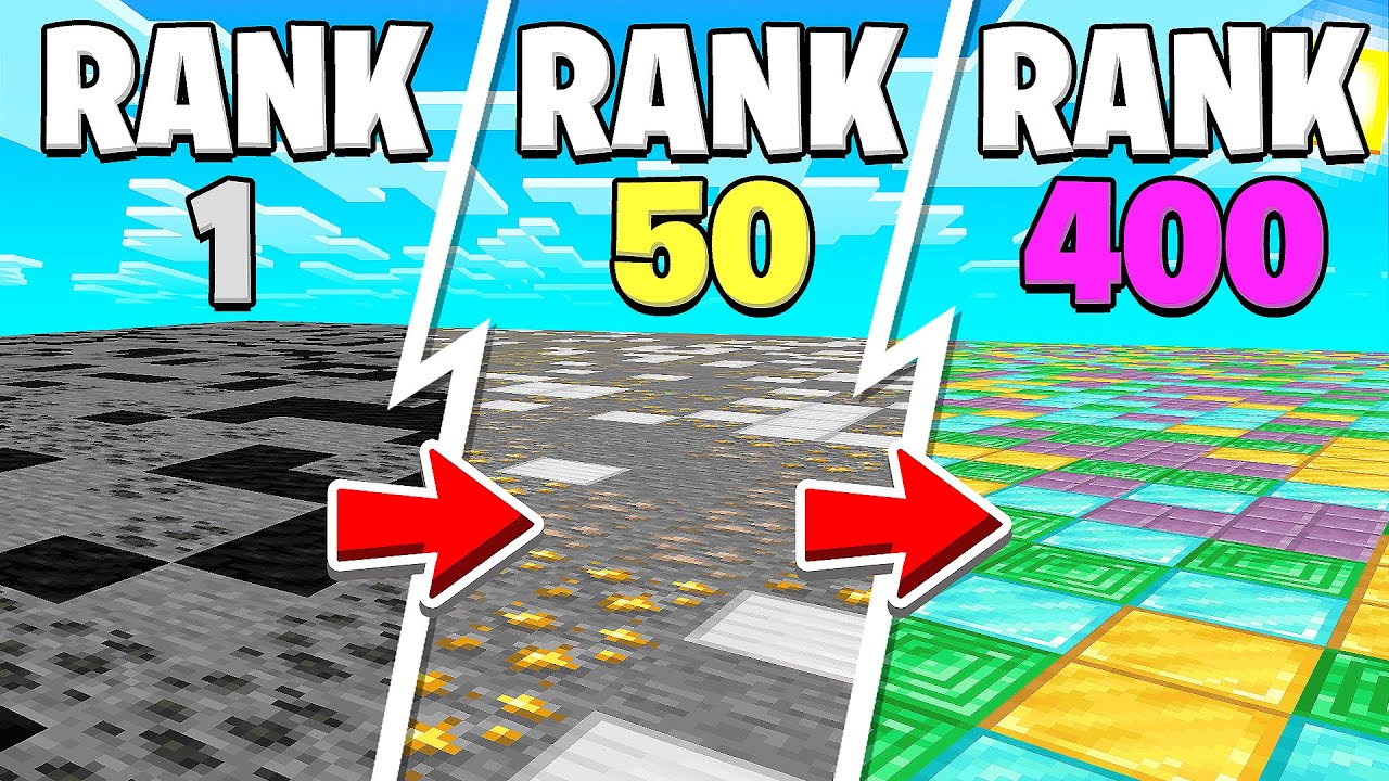 Prison Ranks Minecraft UPGRADING my MINE to RANK 400 in MINECRAFT PRISONS! | OP Prison - YouTube