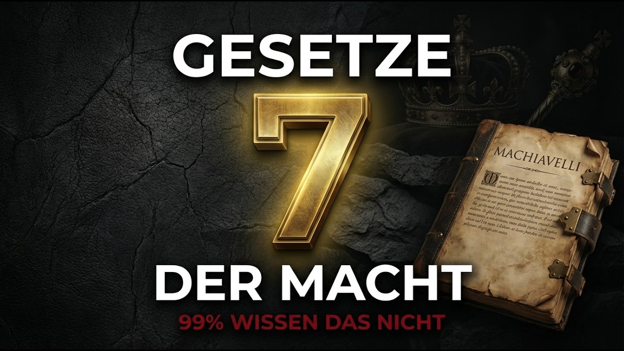 7 Gesetze der Macht die 99% der Menschen nicht kennen
