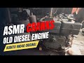 ASMR CRANKS Start Old Deisel Engine Kubota KND40 Original