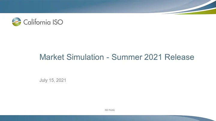 Jul 15, 2021 - Market Simulation for Summer 2021 Release - DayDayNews