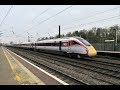 LNER AZUMA TO LONDON AND IT'S RETURN PLUS MORE AT HITCHEN 06 11 2018