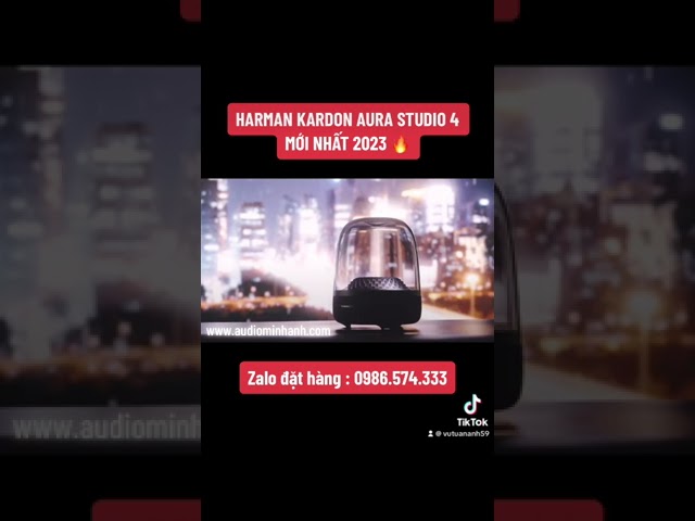Harman Kardon Aura Studio 4 những hình ảnh đầu tiên - Loa Harman Kardon Aura Studio 4 mới nhất 2023
