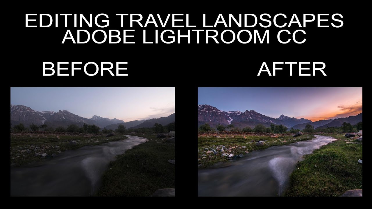 Adobe Lightroom Editing Landscape Photos  Tutorial 