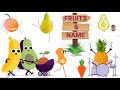 fruit for children learn with funny cartoon toddler video English spelling #abcd #viral #child
