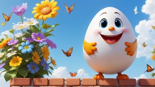 &quot;Humpty Dumpty Song 🥚 | Fun Fall &amp; Bounce Back Nursery Rhyme for Kids&quot;