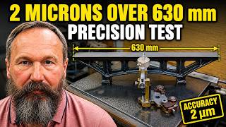Flat to 2 Microns Over 630 mm | Precision Straightedge Test