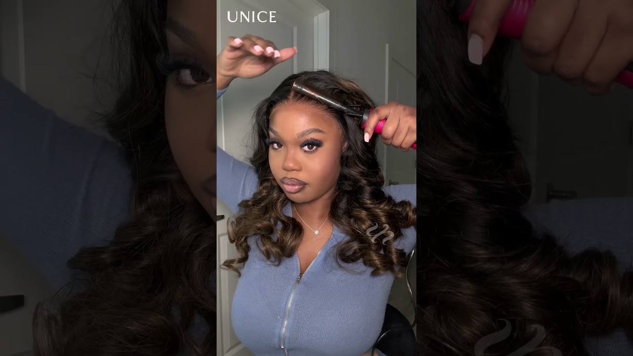 😍😍😍Balayage Highlight Body Wave Wig   