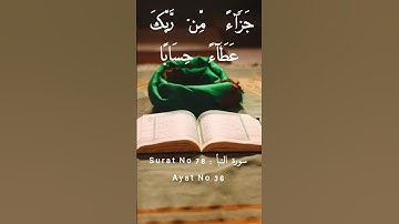 Surat No 78 : سورة النبأ - Ayat No 36 #islam #quran