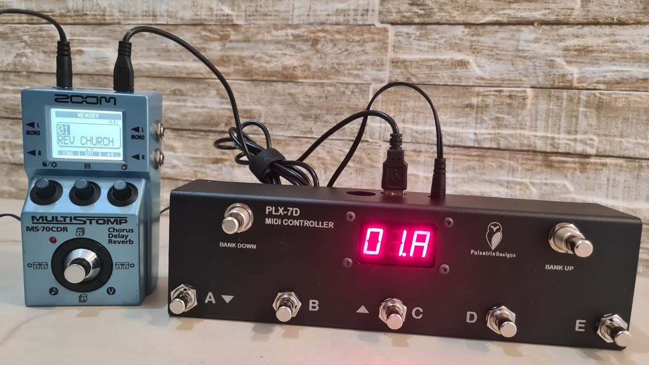 Zoom MS70 com Midi 7 Foots - YouTube