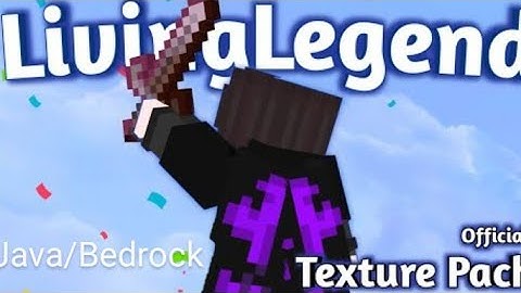 Livinglegend private texture pack release + purple fire | Java/Bedrock 1.19+