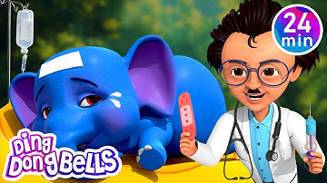 Aaj Mangalwar Hai Hathi Ko Bukhar Hai + 9 More Rhymes in Hindi | Nursery Rhymes | Ding Dong Bells