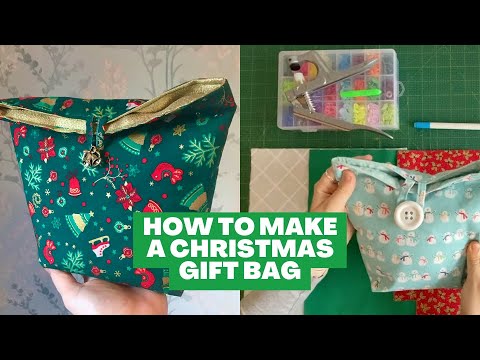 Christmas SewingProject Bags - Pattern Review