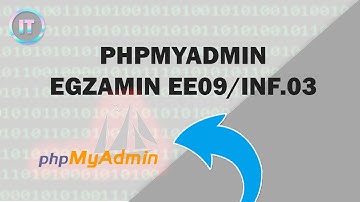 PhpMyAdmin in the EE09/INF.03 exam | GUIDE